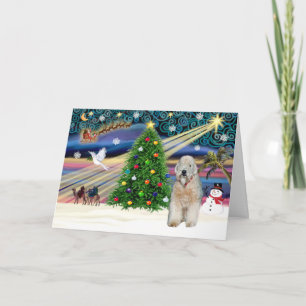 Cartes Pour Fêtes Annuelles Magie de Noël - Wheaten Terrier - Personnalisé