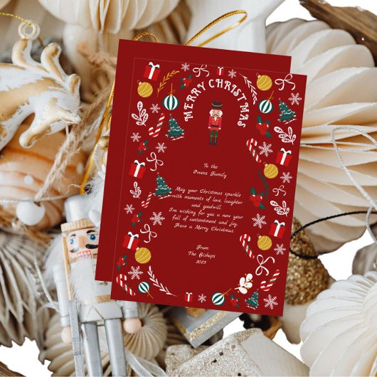 Cartes Pour Fêtes Annuelles Magie de Nutcracker