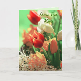 Cartes Pour Fêtes Annuelles Magie de printemps
