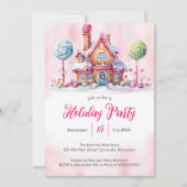 Cartes Pour Fêtes Annuelles Magique Gingerbread House Fête des fêtes (Devant)