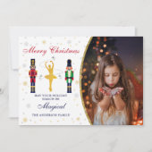 Cartes Pour Fêtes Annuelles Magique Noël Ballerina Nutcracker 5 Photo (Devant)