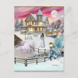 Cartes Pour Fêtes Annuelles Magique Noël hiver Wonderland