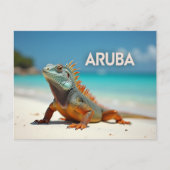 Cartes Pour Fêtes Annuelles Magnifique lézard d'Aruba (Devant)