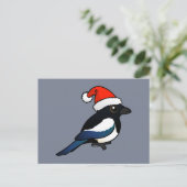 Cartes Pour Fêtes Annuelles Magpie Père Noël (Debout devant)