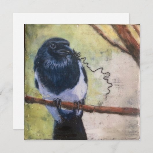 Cartes Pour Fêtes Annuelles Magpie - String Theory (Devant / Derrière)