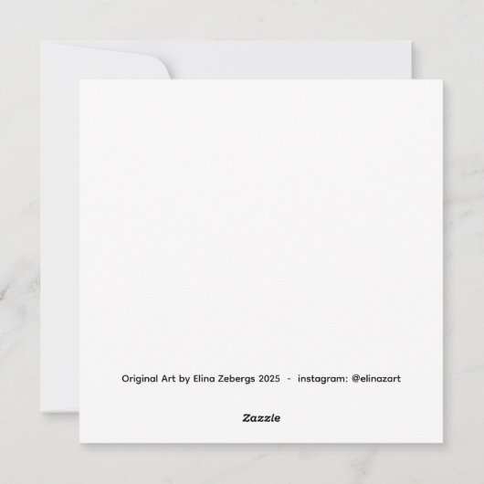 Cartes Pour Fêtes Annuelles Magpie - String Theory (Dos)