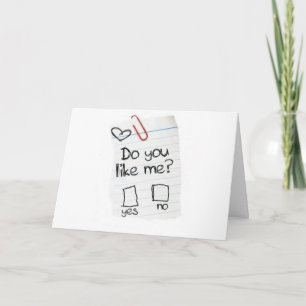 CARTES POUR FÊTES ANNUELLES "M'AIME-TU ?" J'AIME MON MEILLEUR AMI "VOUS !"