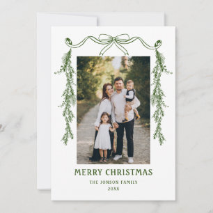 Cartes Pour Fêtes Annuelles Main funky tiré Whimsical Retro Noël 2 Photo