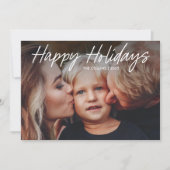 Cartes Pour Fêtes Annuelles Main moderne Lettré 2 photo (Devant)