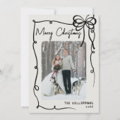 Cartes Pour Fêtes Annuelles Main tirée Vintage Noël lunaire (Devant)