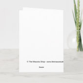 Cartes Pour Fêtes Annuelles Mains de foi juive (Dos)