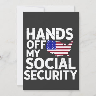 Cartes Pour Fêtes Annuelles Mains de ma sécurité sociale
