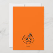 Cartes Pour Fêtes Annuelles Mains de sorcière avec halloween citrouille  (Dos)