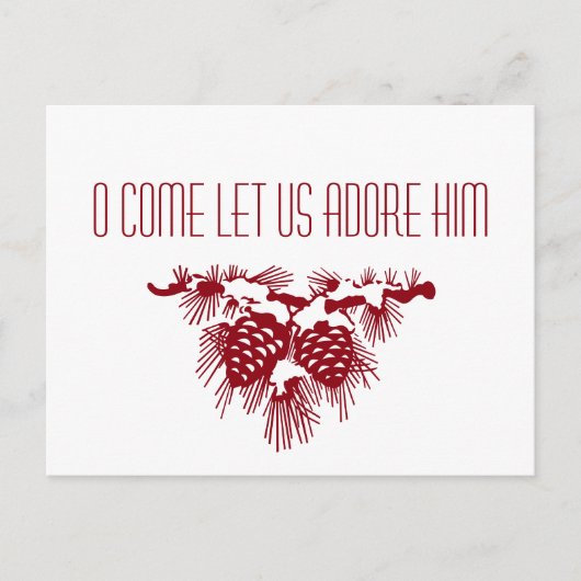 Cartes Pour Fêtes Annuelles Maintenez le Christ dans Noël dans les chrétiens (Devant)