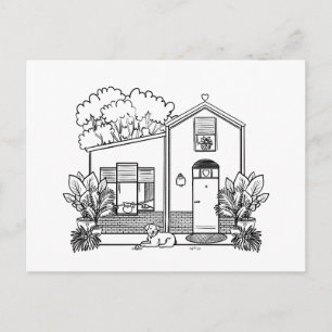 Cartes Pour Fêtes Annuelles Maison Août