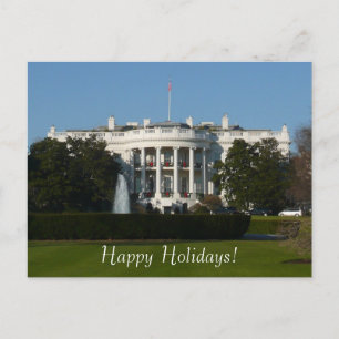 Cartes Pour Fêtes Annuelles Maison Blanche de Noël pour les vacances Washingto