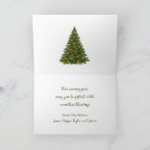 Cartes Pour Fêtes Annuelles Maison de pain d'épices (Intérieur)