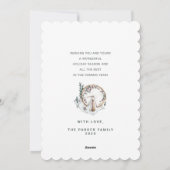 Cartes Pour Fêtes Annuelles Maison de vacances | Porte blanche (Dos)