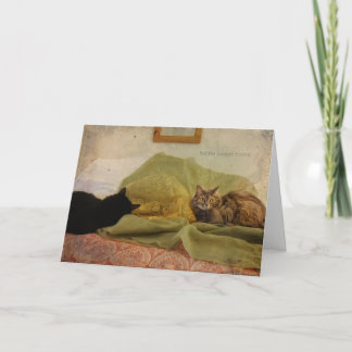 Cartes Pour Fêtes Annuelles Maison douce à la maison