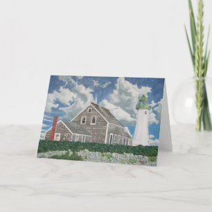 Cartes Pour Fêtes Annuelles Maison du gardien de phare de Scituate