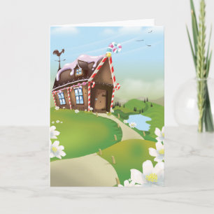 Cartes Pour Fêtes Annuelles Maison en pain d'épices