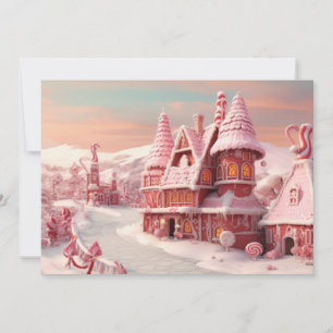 Cartes Pour Fêtes Annuelles Maison en pain d'épices fantastique avec bonbons 4