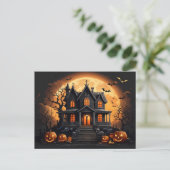 Cartes Pour Fêtes Annuelles Maison hantée (Debout devant)