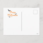 Cartes Pour Fêtes Annuelles Maison hantée d'Halloween (Dos)