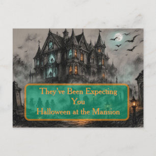 Cartes Pour Fêtes Annuelles Maison hantée Halloween Party