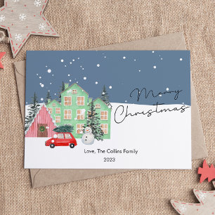 Cartes Pour Fêtes Annuelles Maison Moderne et Noël Plat de Noël
