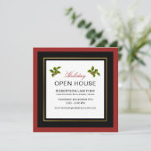 Cartes Pour Fêtes Annuelles Maison ouverte classique moderne de vacances d'ent (Debout devant)