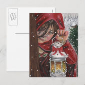 Cartes Pour Fêtes Annuelles Maison pour les vacances (Devant / Derrière)