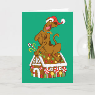 Cartes Pour Fêtes Annuelles Maison Scooby et Gingerbread