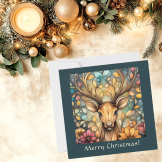 Cartes Pour Fêtes Annuelles Majestic Reindeer personnalisable