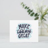 Cartes Pour Fêtes Annuelles MAKE TODAY GREAT ESSENTIAL T SHIRTS Classic  (Debout devant)