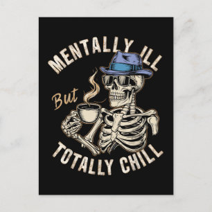 Cartes Pour Fêtes Annuelles Malade Mental Mais Totalement Cool