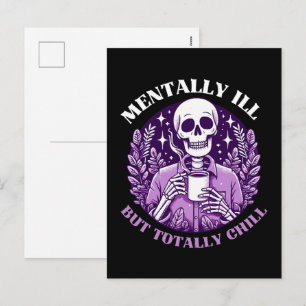 Cartes Pour Fêtes Annuelles Malade Mental Mais Totalement Cool