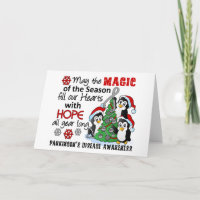 :maladie de Parkinson de pingouins de Noël