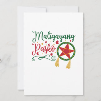 Cartes Pour Fêtes Annuelles Maligayang Pasko Philippines Noël Philippines