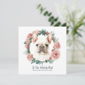 Cartes Pour Fêtes Annuelles Maman de Bouledogue Français Fête des Mères (Debout devant)