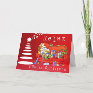 Cartes Pour Fêtes Annuelles Maman détendue