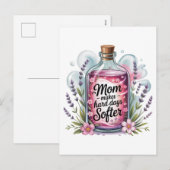 Cartes Pour Fêtes Annuelles Maman rend les jours difficiles plus doux (Devant / Derrière)