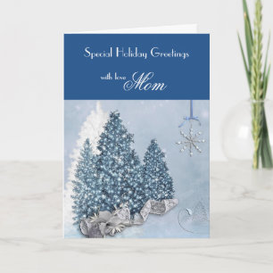 Cartes Pour Fêtes Annuelles Maman/salutations de vacances - arbres