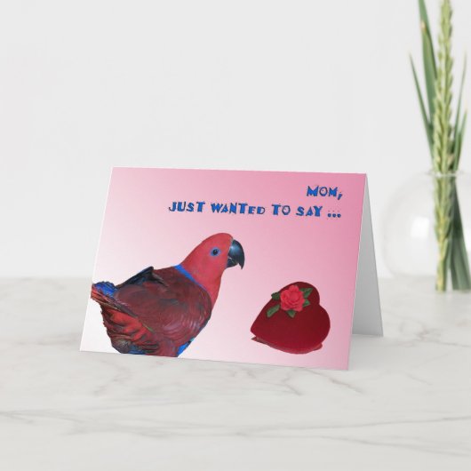 Cartes Pour Fêtes Annuelles Maman Valentine (Devant)