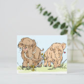 Cartes Pour Fêtes Annuelles Mammoth (Debout devant)