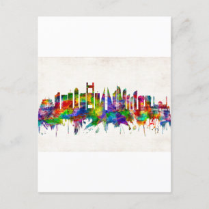 Cartes Pour Fêtes Annuelles Manama Bahrain Skyline