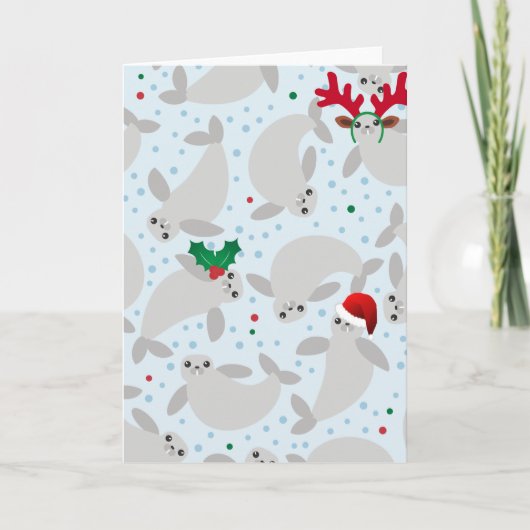 Cartes Pour Fêtes Annuelles manat de noël (Devant)