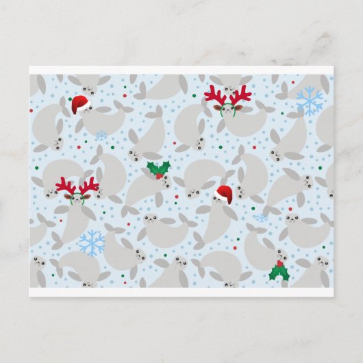 Cartes Pour Fêtes Annuelles manat de noël (Devant)