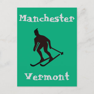 Cartes Pour Fêtes Annuelles Manchester, VT (Vermont Apres, ville de ski)
