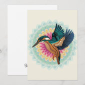 Cartes Pour Fêtes Annuelles mandala (Devant / Derrière)